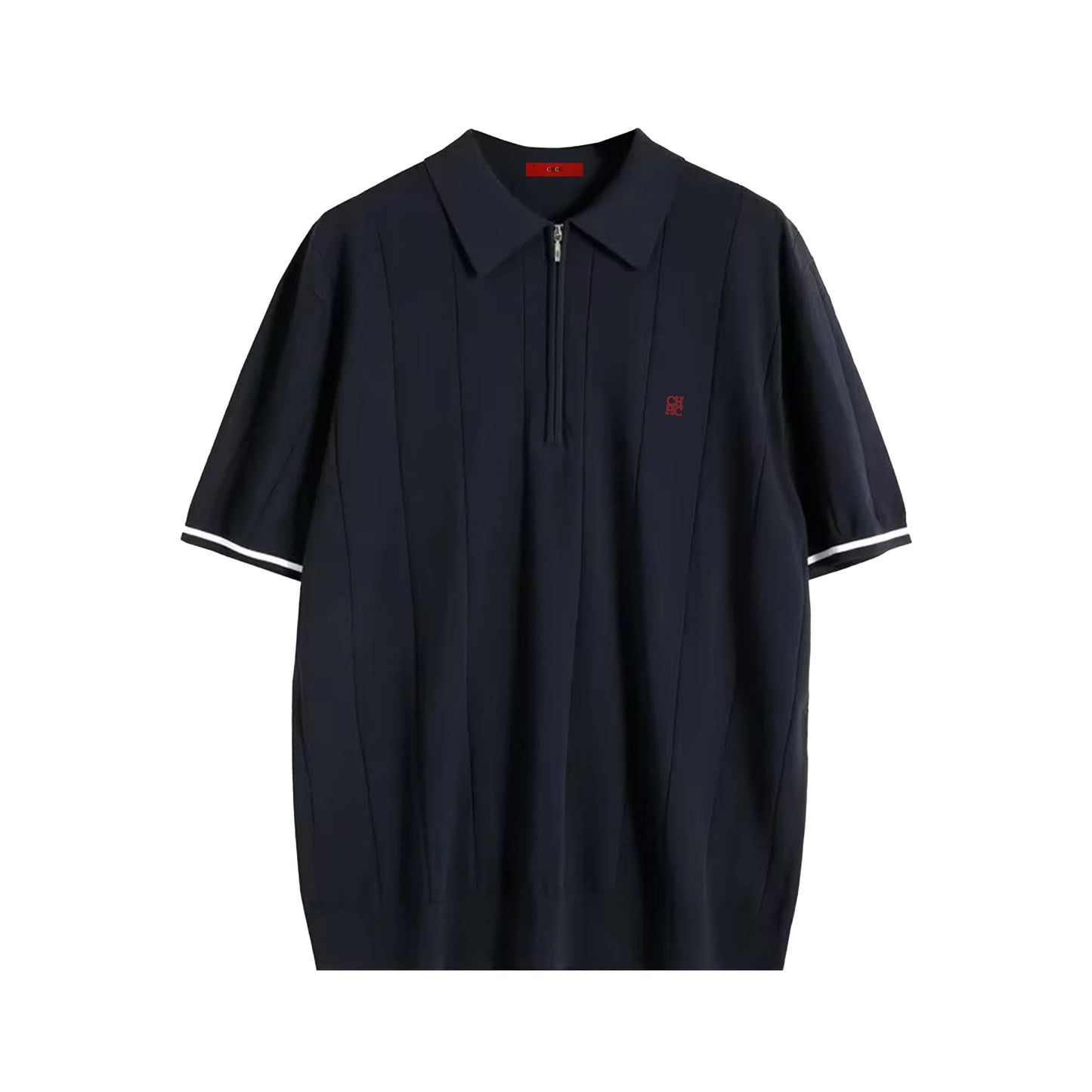 CHCH 2024 Men's Summer Ribbed Knit Polo