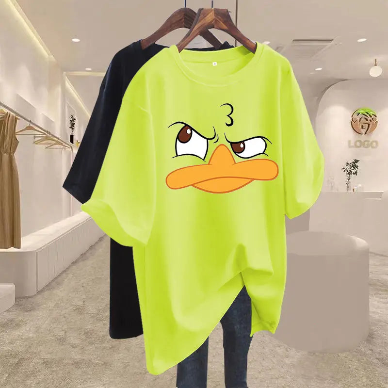 Tops Chic Cartoon Printed Pullover