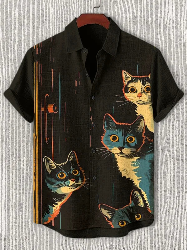 Vacation Streetwear Men's Shirts