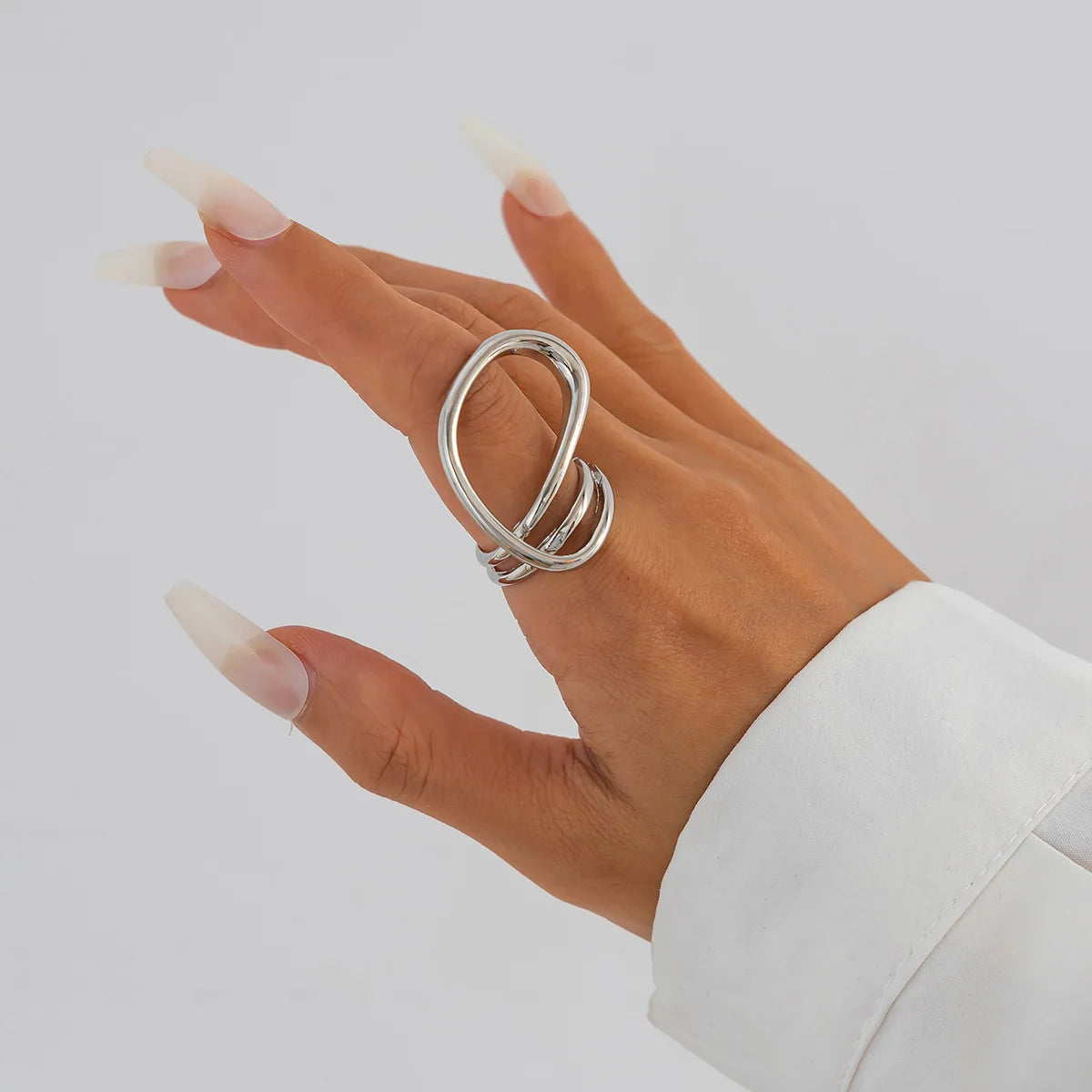 DIEZI Luxury Gold Color Metal Leaves Cuff Bangles for Women