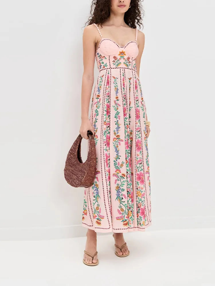 Gown Vacation Embroidered Ladies