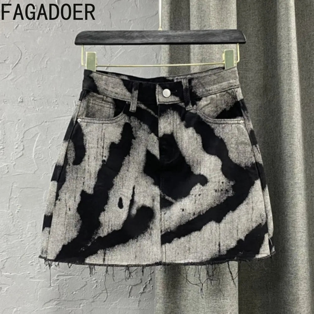 Denim Mini Skirts Women